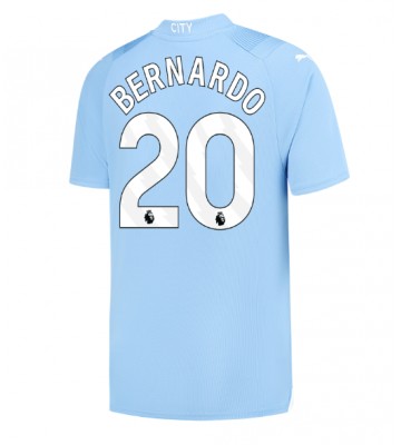 Manchester City Bernardo Silva #20 Hjemmebanetrøje 2023-24 Kort ærmer
